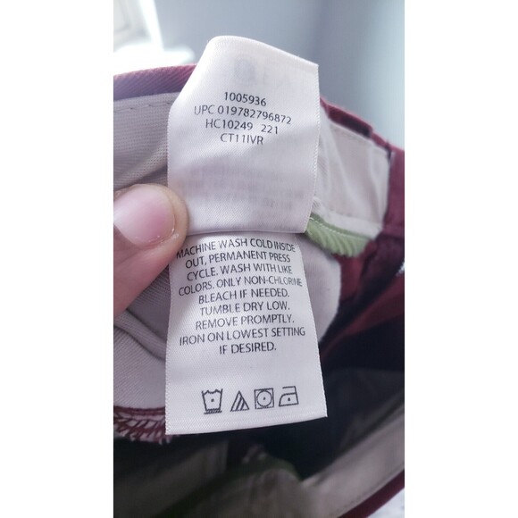 Life Khaki Mens Chino Pants Rust Relaxed Straight SZ 34X30 - Picture 8 of 8